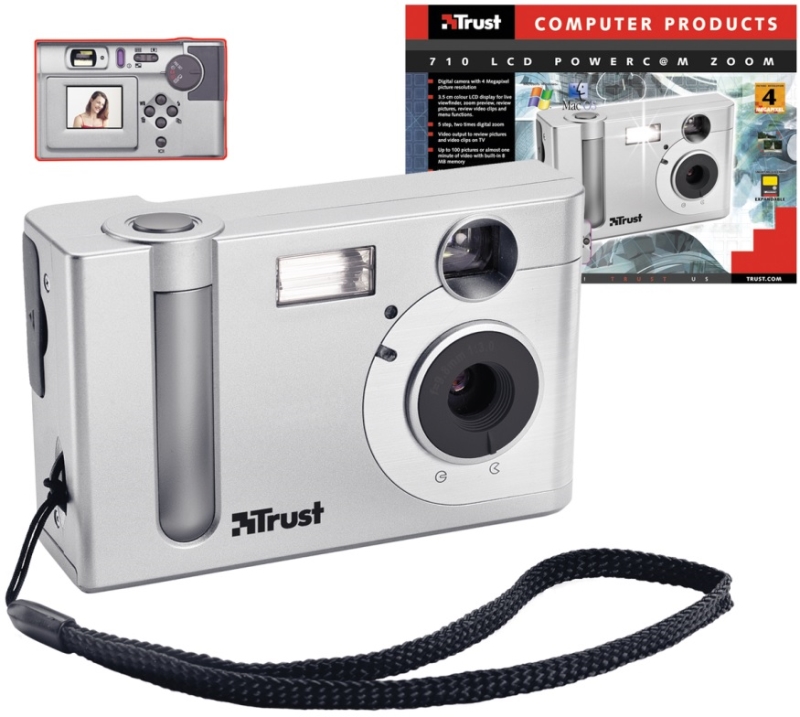 TRUST ZDIGITAL CAMERA TRUST POWERC@M 710 LCD Z. TRUST ZDIGITAL CAMERA TRUST POWERC@M 710 LCD Z.